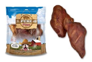 Pure Piggy - Pig Ears for Dogs (10 Pack)