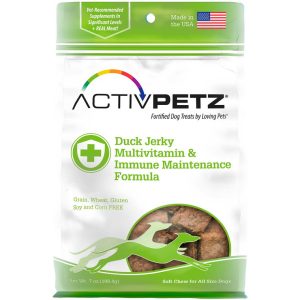 Activpetz - Duck Jerky Dog Treat (Multivitamin and Immune Support Formula)