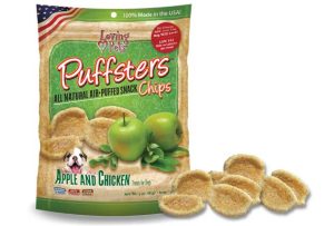 Puffsters Apple and Chicken Chips for Dogs
